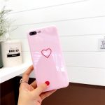 Lovely Heart Painted Phone Case For iphone X Xs max Xr Case