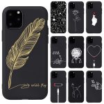 Modern Art Simple Line Hand Rose Girl Body Soft Silicon case For iPhone