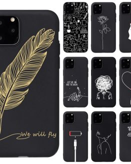 Modern Art Simple Line Hand Rose Girl Body Soft Silicon case For iPhone 11Pro 6 6s X 7 8 Plus 5s SE XS Max XR Phone Cover Case