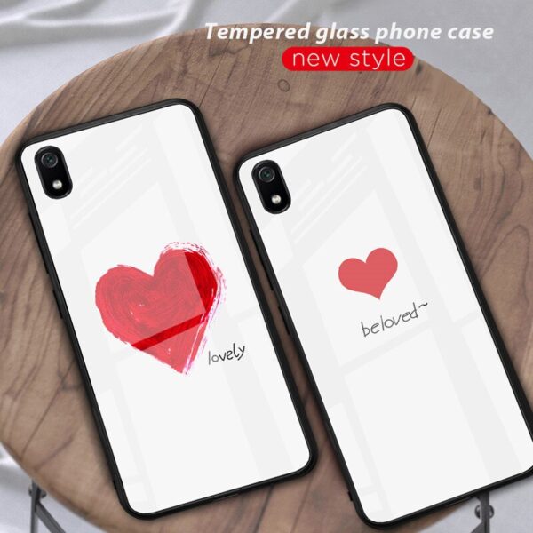 Tempered Glass Phone Case For Xiaomi Redmi Ok20 7A Note 5 6 7