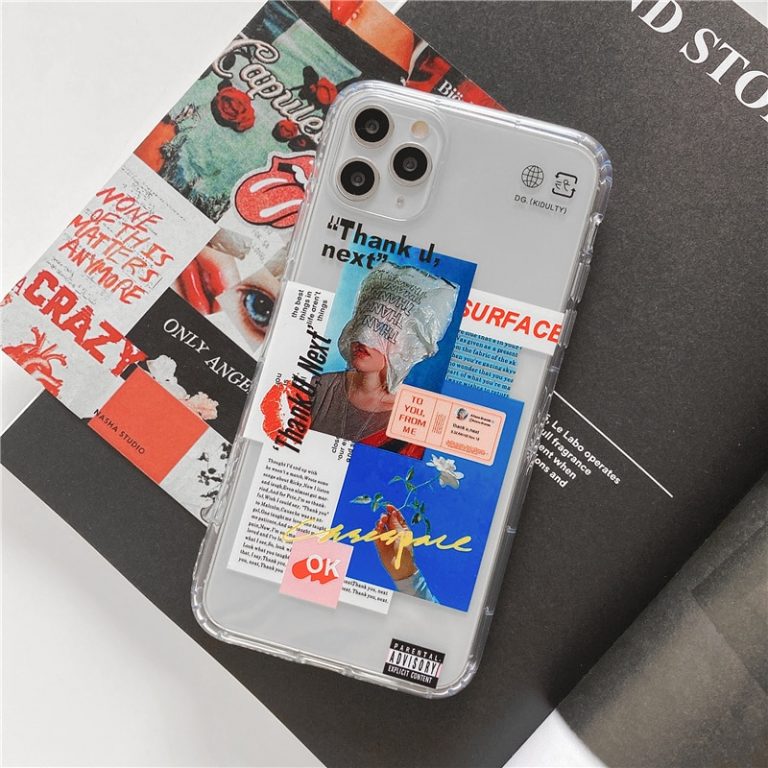 Thank u next Fashion Funny Label Phone Case for iPhone