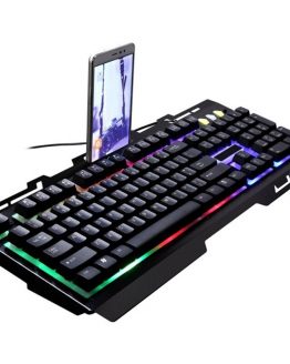 Mechanical Gaming Keyboard With Phone Holder For Xiaomi