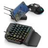 Ergonomic Universal Laptops Wired USB Gaming LED Backlight