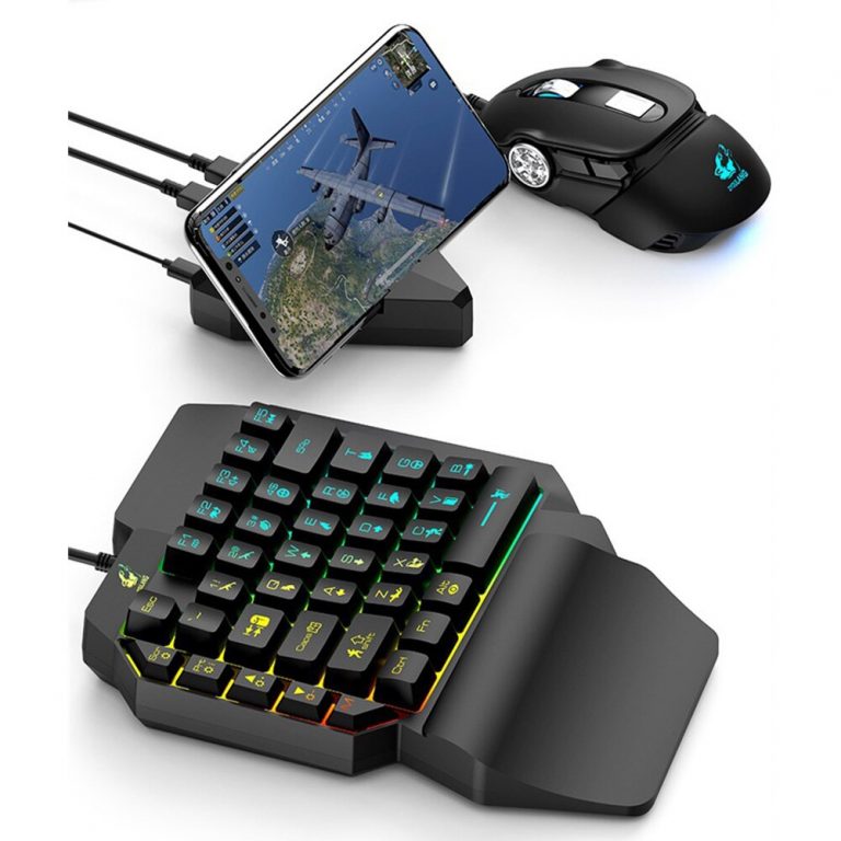 Ergonomic Universal Laptops Wired USB Gaming LED Backlight