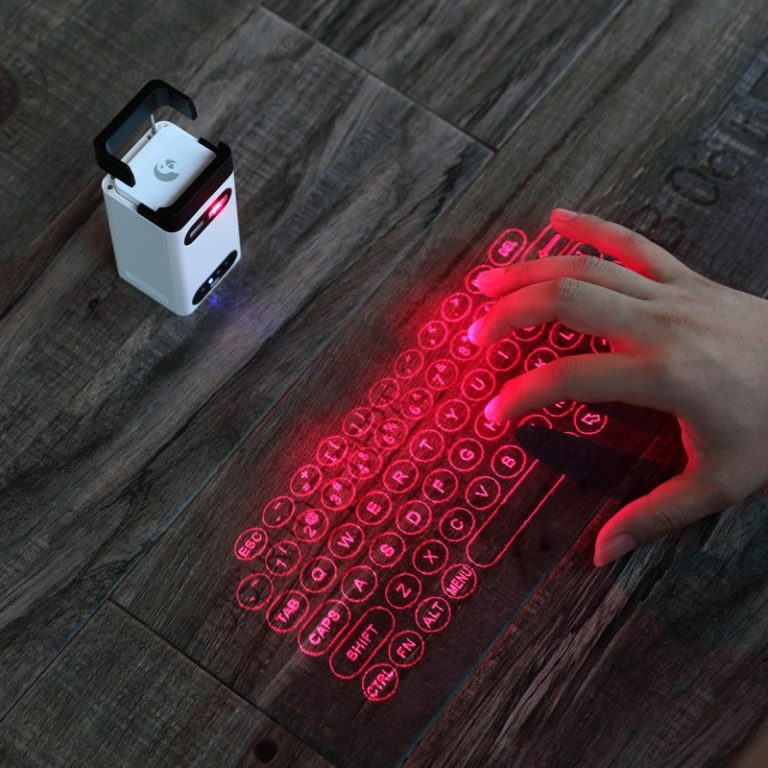 Bluetooth Wireless Virtual Laser Keyboard mobile phone holder