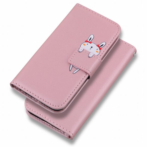 Luxury Leather Phone Wallet For Redmi 7A Redmi 8A Solid Color Phone Case