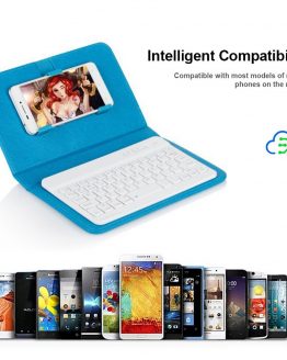 4 Colors Portable PU Leather Wireless Keyboard Case