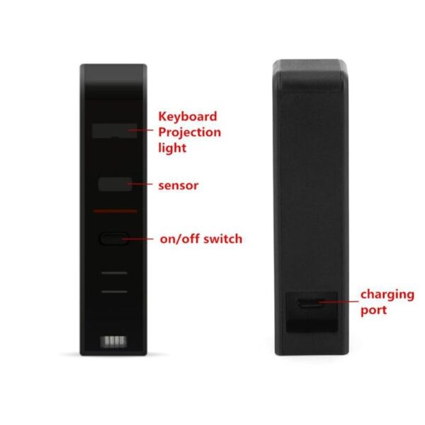 Virtual Laser Projection Keyboard for iPhone Android Smartphone