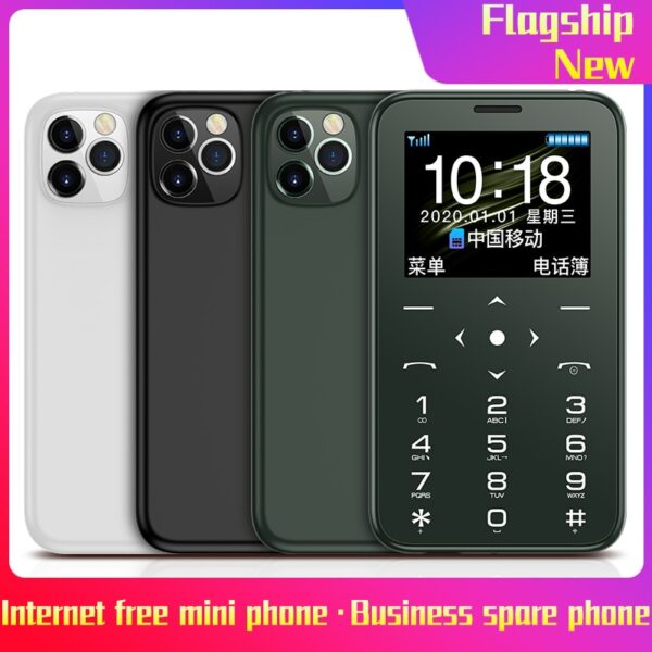 New Arrive SOYES S7 Mini Card Cellphone 400mAh Ultra-thin Small Cellphone Mini Card Portable Student Mobile Phone Backup Phones 1 SOYES S7 Mini Portable Cellphone – Ultra-Thin 400mAh Battery for Students & Backup Use