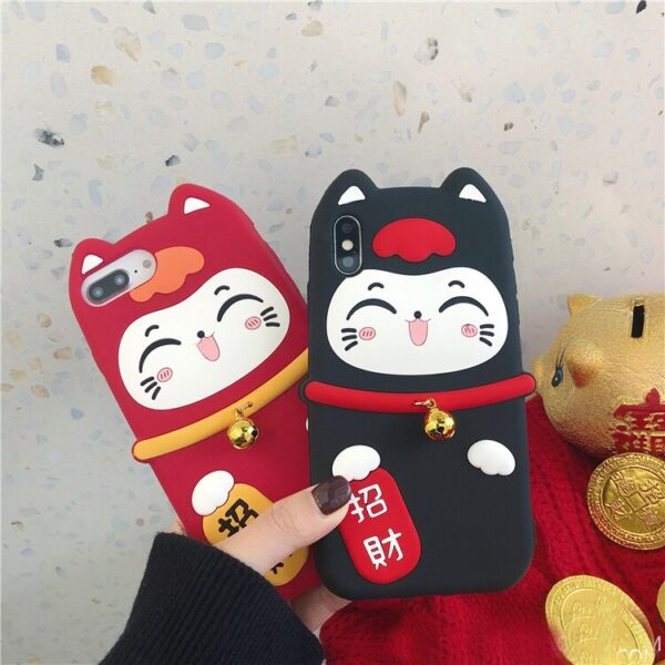 For iPhone XS max Lucky Cat Soft case for iphone 11 pro max