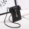 Fashion new hanging neck change bag vertical mobile phone bag
