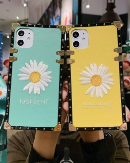 Luxury Sunlight Small Daisy Patterned Mobile Phone Case for Apple Iphone 11 Pro Max Plus Se 2 Xr Xs X 8 7 6s 6 7Plus Funda Cover