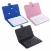 Portable PU Leather Wireless Keyboard Case for iPhone