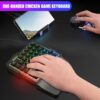 K7 One-handed Mechanical Feel 35-key Light Mobile Phone Tablet