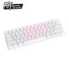Ergonomic Bluetooth Wired Dual Mode 60% RGB Mechanical Gaming Keyboard