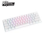 Ergonomic Bluetooth Wired Dual Mode 60% RGB Mechanical Gaming Keyboard