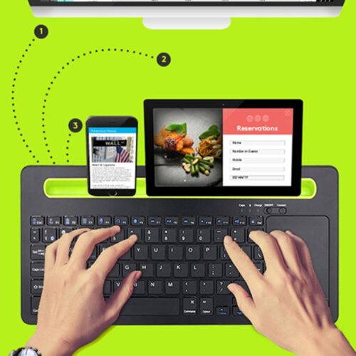 Mobile Phone Wireless Bluetooth Keyboard Holder Stand