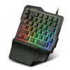 K7 One-handed Mechanical Feel 35-key Light Tablet Keyboard