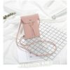 Fashion Small Change Purse Female Buckle Shoulder Bags Mini Messenger Bag Women Pouch for iPhone Samsung Xiaomi Huawei Case