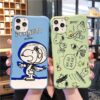 Small Waist Cartoon Case for iPhone - Cute Dog