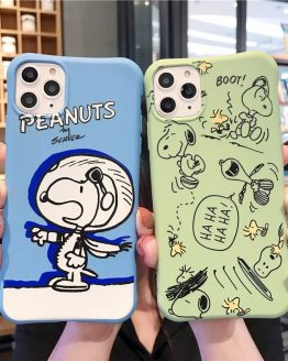 Small Waist Cartoon Case For iPhone 11 Pro Max XR X Xs Max 7 8 6 6s Plus Soft Silicone TPU Phone Cases Cute Dog Candy Back Cover