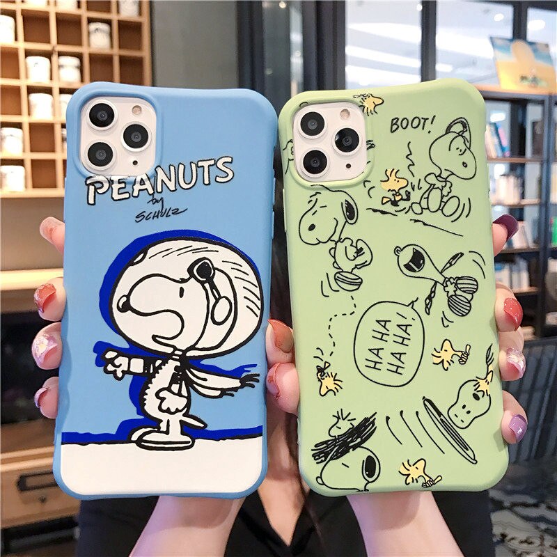 Small Waist Cartoon Case For iPhone 11 Pro Max XR X Xs Max 7 8 6 6s Plus Soft Silicone TPU Phone Cases Cute Dog Candy Back Cover