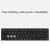 Three-System Universal Keyboard Chocolate Square Key
