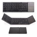 Bluetooth Foldable Wireless Keypad with Touchpad