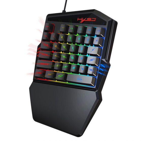 35 Buttons Gaming Keyboard Mechanical, Keyboard Backlight Gaming - Image 3