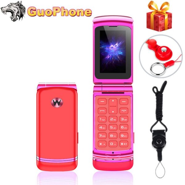 Ulcool F1 Mini Clamshell Mobile Phone 1.08" Single Sim