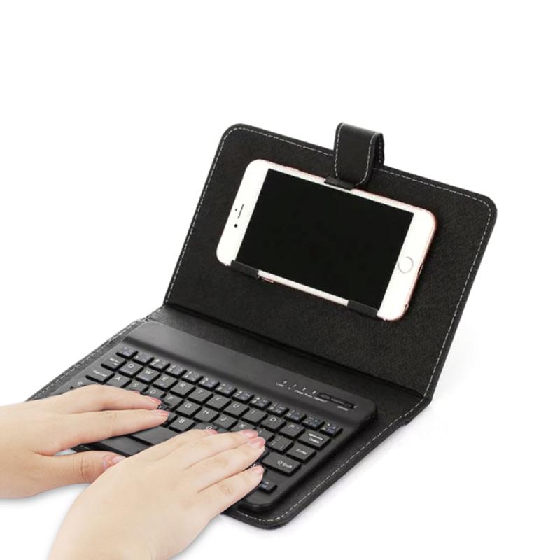 Leather Bluetooth Wireless Keyboard Case Protective Cover