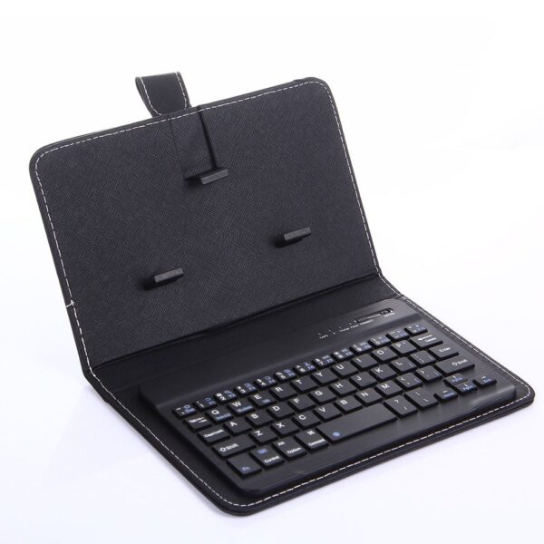 Leather Bluetooth Wireless Keyboard Case Protective Cover for iPhone iPad