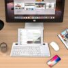 Mobile Phone Wireless Bluetooth Keyboard Holder Stand