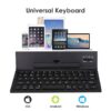 Mini Bluetooth Folding Keyboard: Portable Tri-Fold Design for iOS, Android, Windows