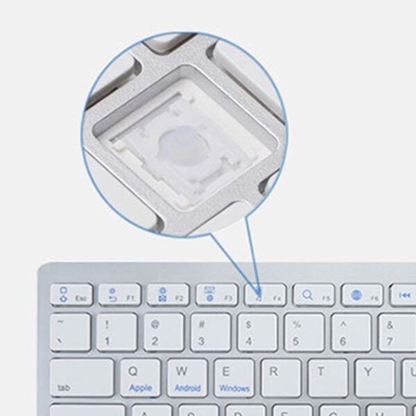 Portable Wireless Bluetooth Keyboard: Ideal for Cellphones, Tablets, and Mobile Devices