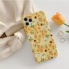 Small yellow flower for iPhone 11Pro / Max anti-fall X / XS / XR mobile phone case