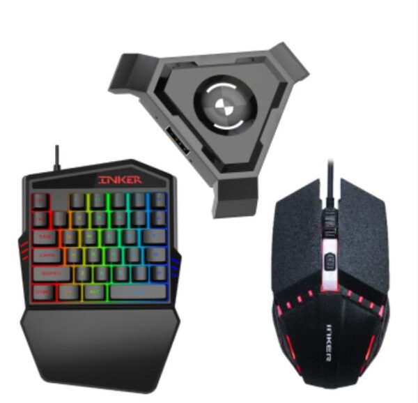 Mobile Gamepad Controller Gaming Keyboard Mouse Converter for Android Phone to PC Bluetooth Adapter 1 Mobile Gamepad Controller Bluetooth Adapter – Seamlessly Connect Your Android Phone to PC for Ultimate Gaming