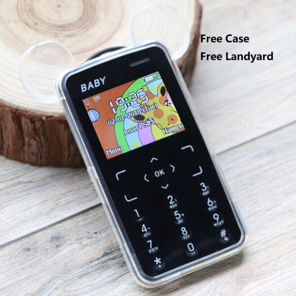 T5 Kids Mobile Phone - Small Size, Bluetooth, No Camera, Low Radiation, MP3 Playback