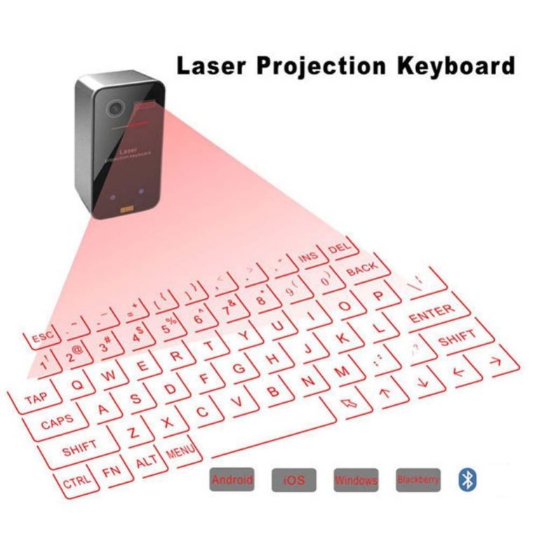 Portable Bluetooth Virtual Laser Keyboard Wireless Projector Keyboard With Mouse function For iphone Tablet Computer Phone 3 Bluetooth Virtual Laser Keyboard Wireless Projector Keyboard