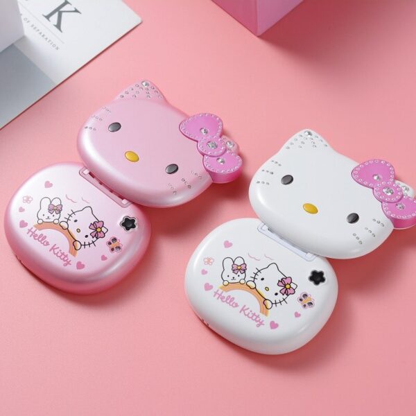 New K688 Kitty Cat Flip Mobile Cartoon Lovely Student Children's Mini Mobile Phone Outside Single Hot Sales Small Mobile Phone 2 Cute Kitty Cat Flip Mobile: Perfect for Students, Youngsters, and Outdoor Adventures