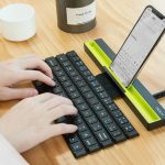 64 Keys Reel Mini Foldable Keyboard Foldable Wireless