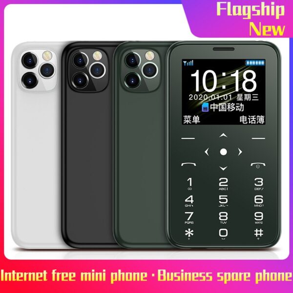 New Arrive SOYES S7 Mini Card Cellphone 400mAh Ultra-thin Small Cellphone Mini Card Portable Student Mobile Phone Backup Phones SOYES S7 Mini Ultra-Thin Portable Cellphone with GPS, Flashlight, and Speed Dial for Students and Backup Use