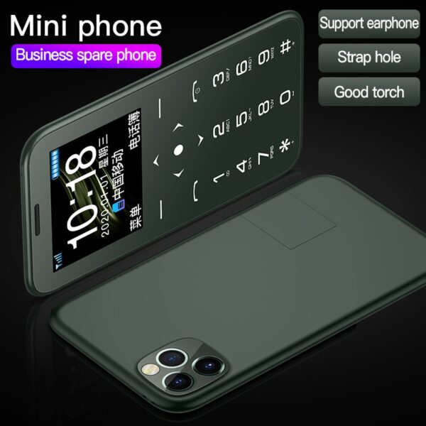 New Arrive SOYES S7 Mini Card Cellphone 400mAh Ultra-thin Small Cellphone Mini Card Portable Student Mobile Phone Backup Phones 3 SOYES S7 Mini Portable Cellphone – Ultra-Thin 400mAh Battery for Students & Backup Use