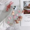 Drink bottle small doll Epoxy phone case For iPhone