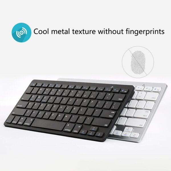 Mobile Phone Wireless Keyboard Three-System Universal Keyboard Chocolate Square Key Cap Stable Signal Transmission 3 Three-System Universal Keyboard Chocolate Square Key
