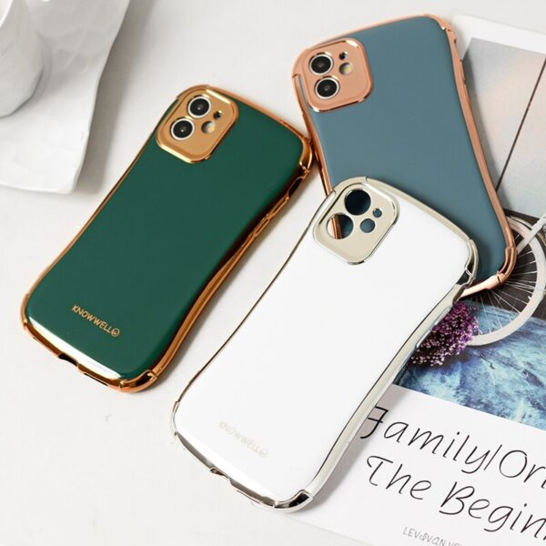 Electroplating small waist phone case for iPhone