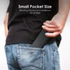 Mini Bluetooth Folding Keyboard: Portable Tri-Fold Design for iOS, Android, Windows