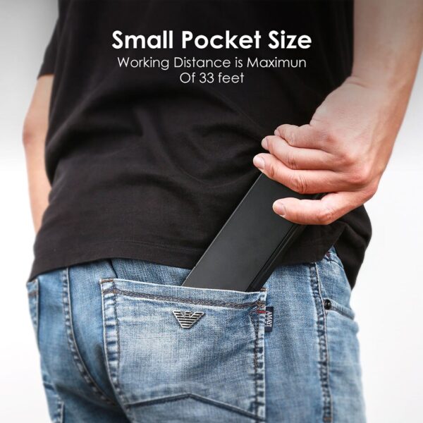 Mini Bluetooth Folding Keyboard: Portable Tri-Fold Design for iOS, Android, Windows