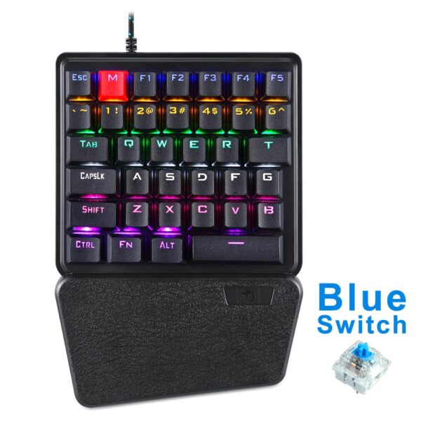 One-handed Mechanical Gaming Keyboard Left-handed Keypad for Mobile Phone PUBG Gamer 3 Left-handed Keypad for Mobile Phone PUBG Gamer