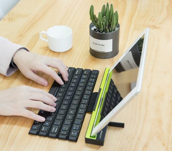 64 Keys Reel Mini Foldable Keyboard Foldable Wireless - Image 4